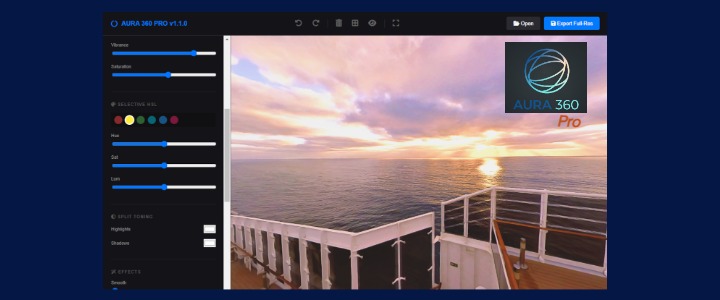 Aura 360 Pro: Professional 360° Image Editing