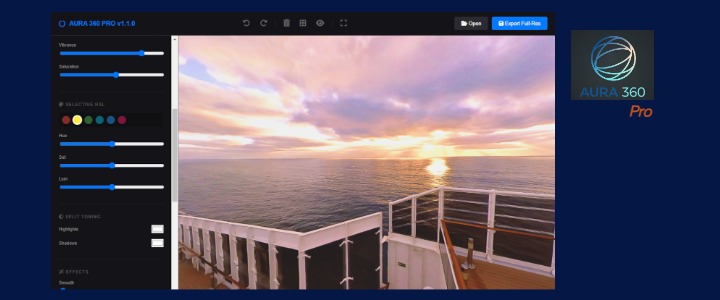 Aura 360 Pro: Professional 360° Image Editing